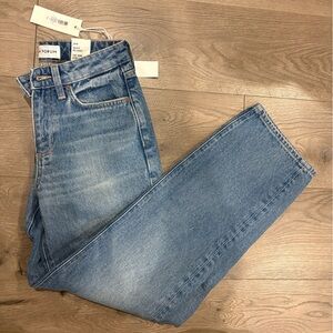 Denim Forum Sadie Relaxed Mid-Rise Straight Jean